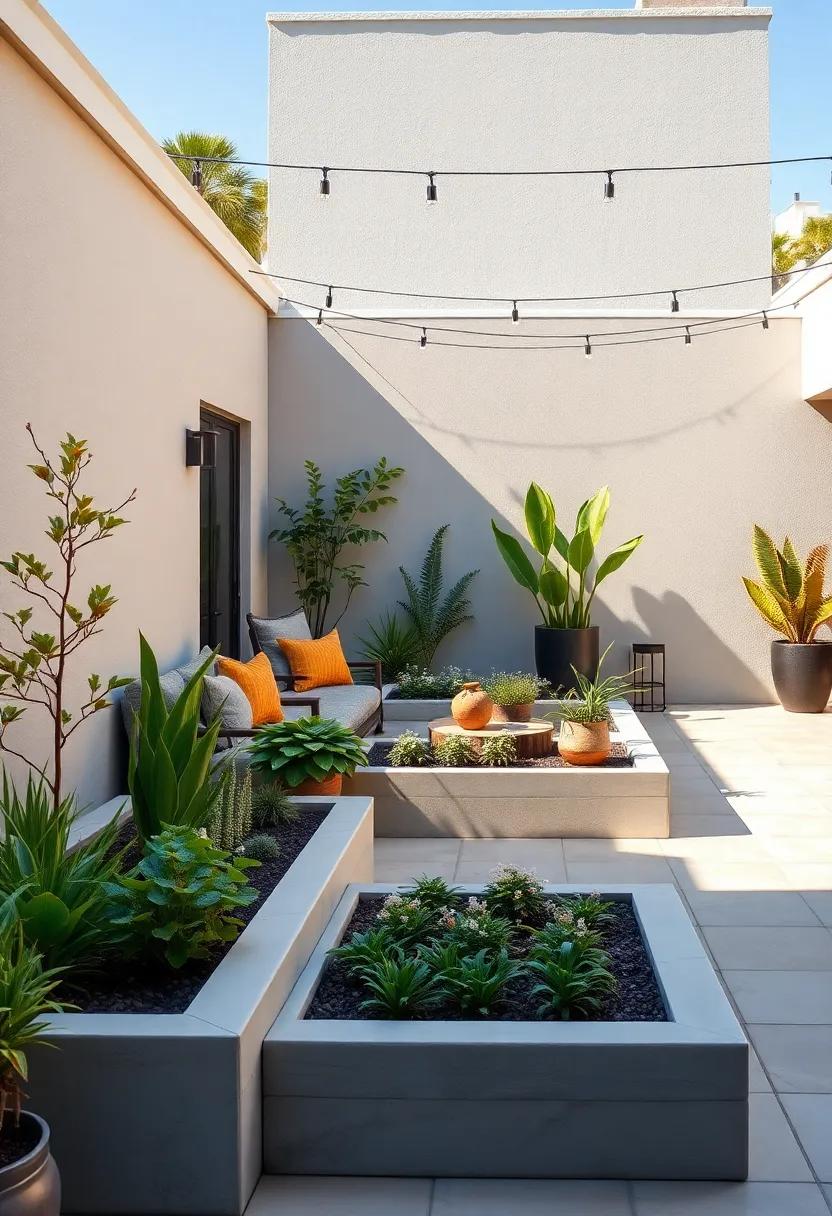 Minimalist Elegance: Opt for ⁤sleek, modern raised beds ⁣made ‌of concrete or metal, emphasizing clean lines and simplicity⁢ to create a ⁢serene setting