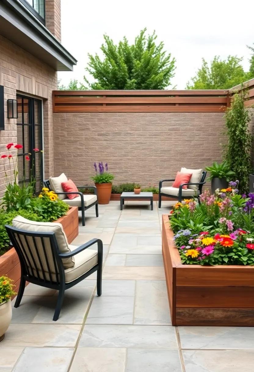 Wildflower Haven:⁤ Fill raised beds with vibrant wildflowers to attract pollinators, creating‌ a joyous, lively atmosphere that adds movement⁢ and color