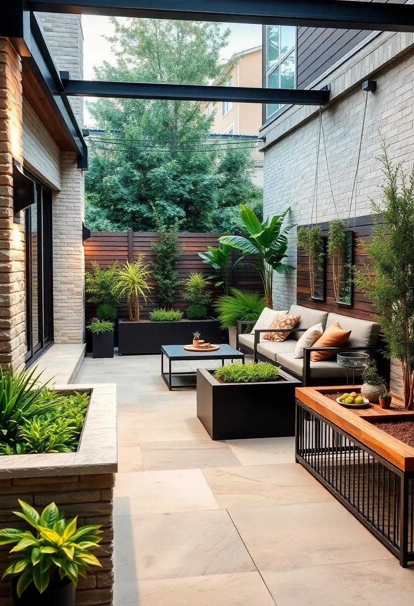 Contrasting Materials: Combine materials ​like stone and metal ⁢for​ your raised beds, achieving a modern aesthetic that balances strength and elegance