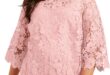 Our Honest Take on the Women’s Plus Size Soft Blush Lace Top