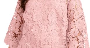 Our Honest Take on the Women’s Plus Size Soft Blush Lace Top
