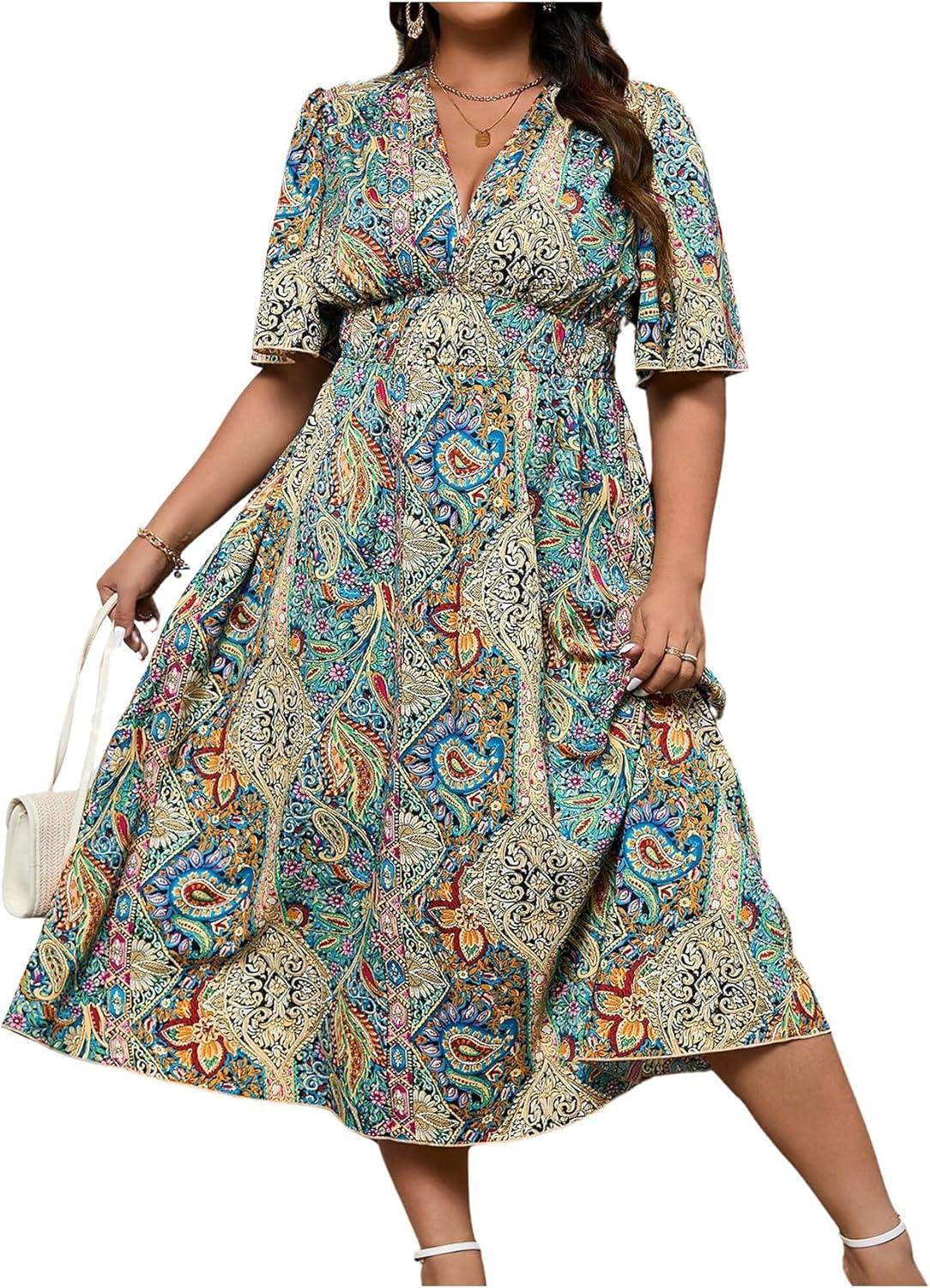 Exploring the Floerns Plus Size Boho Dress: Our Honest Review