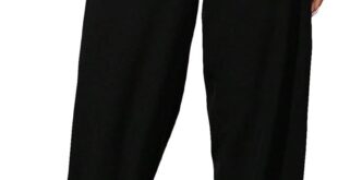 Our Honest Take on MakeMeChic Plus Size Black Tapered Pants