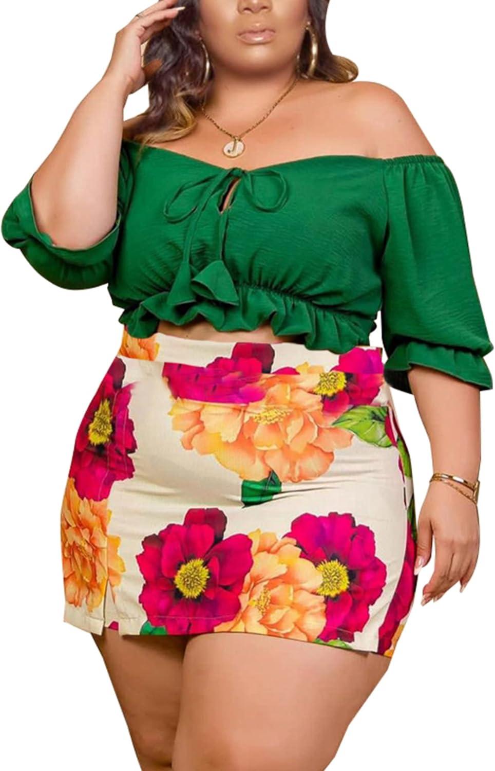 Our Honest Take: Stylish Plus Size Off-Shoulder Two-Piece Set Review