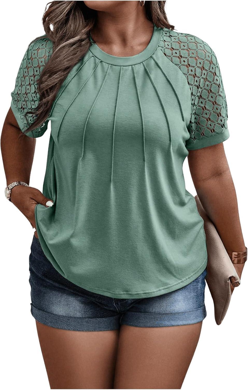 Why We Think the SOLY HUX Plus Size Lace Tee Stands Out This Summer