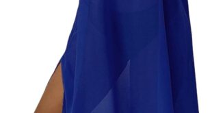 How We Loved the COZYEASE Plus Size Blue Beach Cover-Up Dress