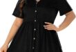 Our Thoughts on the Milumia Plus Size V Neck A-Line Dress