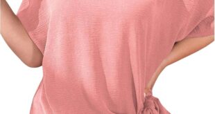 Our Take on the SOLY HUX Plus Size Tie Side Blouse: Casual and Chic