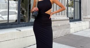 Our Take on The Drop’s Black Strappy-Back Dress by Laura Vanessa