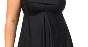 Why We Love Yonique’s Plus Size Ruffle Tankini with Shorts