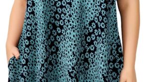 Why We Love the OVERWORETY Plus Size Summer T-Shirt Dress