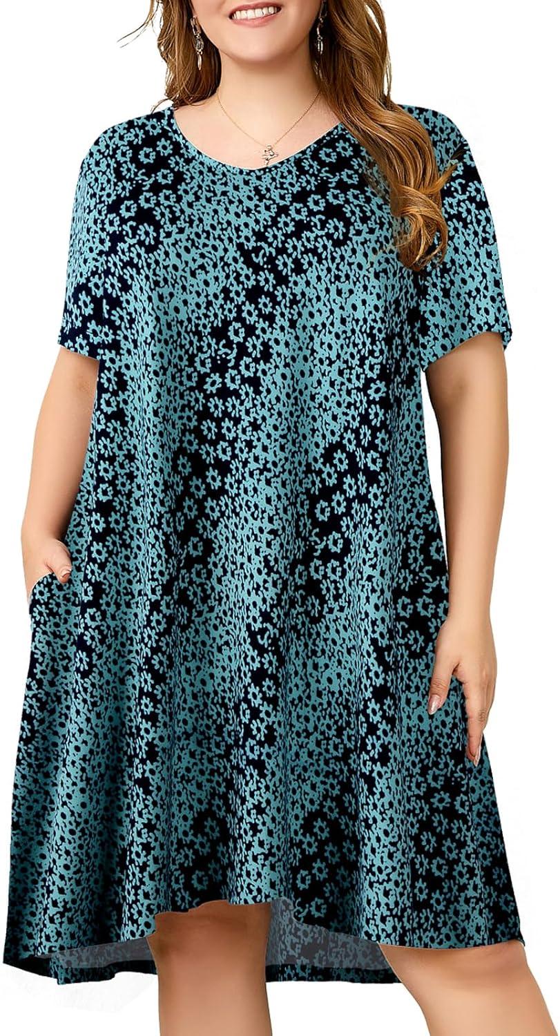 Why We Love the OVERWORETY Plus Size Summer T-Shirt Dress