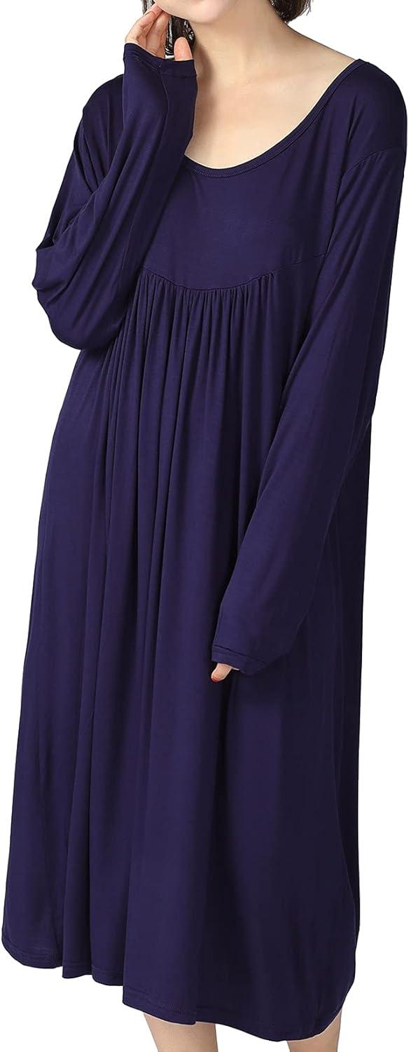 Our Honest Take on Lu’s Chic Plus Size Long Sleeve Nightgown