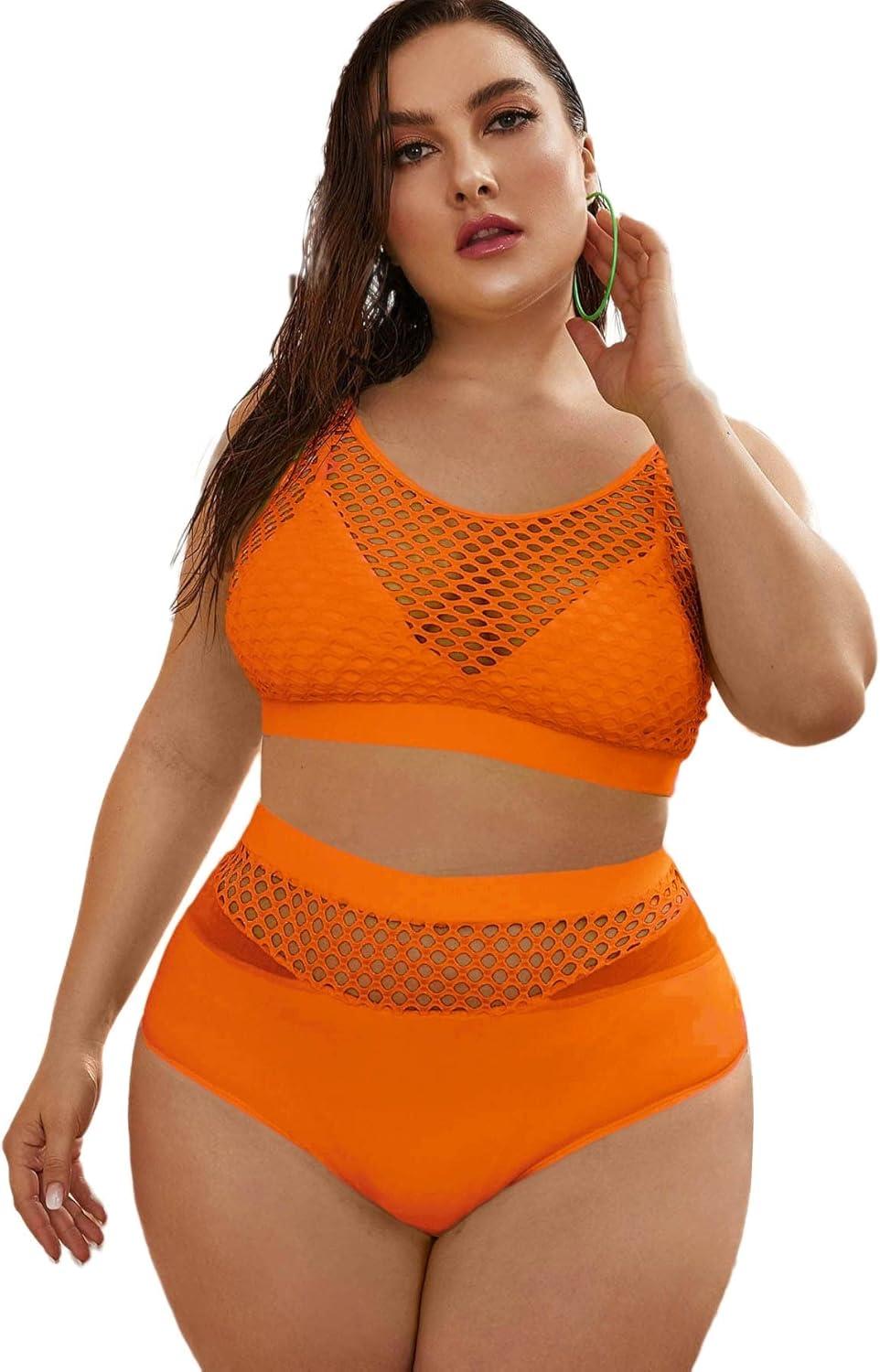 Trying the Floerns Plus Size Fishnet Bikini: Our Honest Take