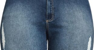 Our Take on the Women’s Plus Size Giana Ripped Shorts: Style & Fit Review