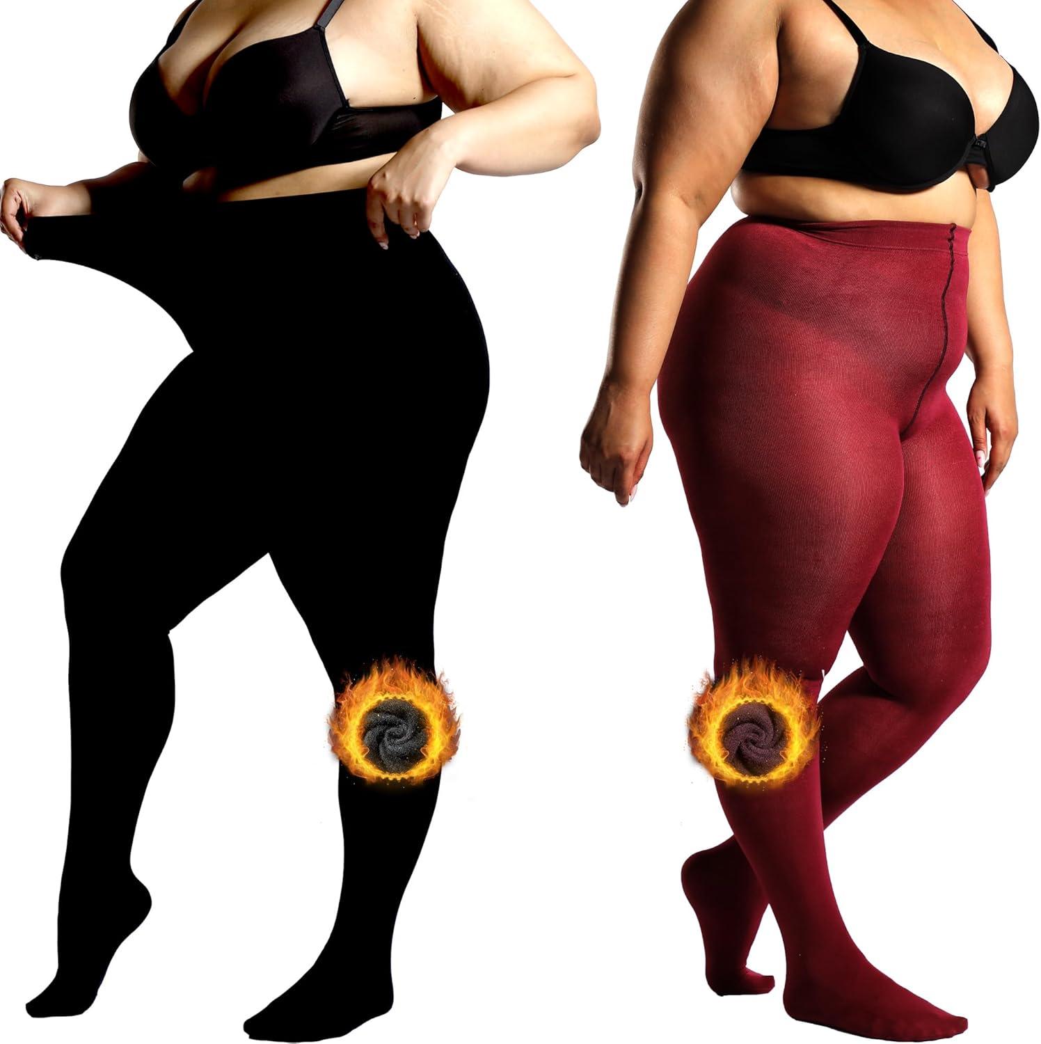 Why We Love the Queens Plus Size Fleece Lined Tights This Winter