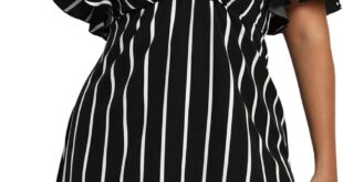 Why We Love the Floerns Plus Size Striped Wrap Dress: Our Review