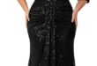 Our Take on the Women’s Plus Size Sequin Off-Shoulder Maxi Dress