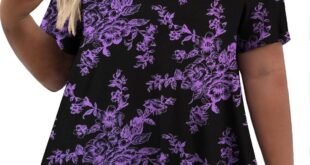 Our Honest Take on Tencede’s Plus Size Floral V-Neck Tops