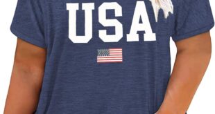 Our Honest Take on the Plus Size USA Flag Tee for the 4th