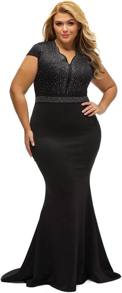 Our Take on the LALAGEN Rhinestone Plus Size Evening Dress