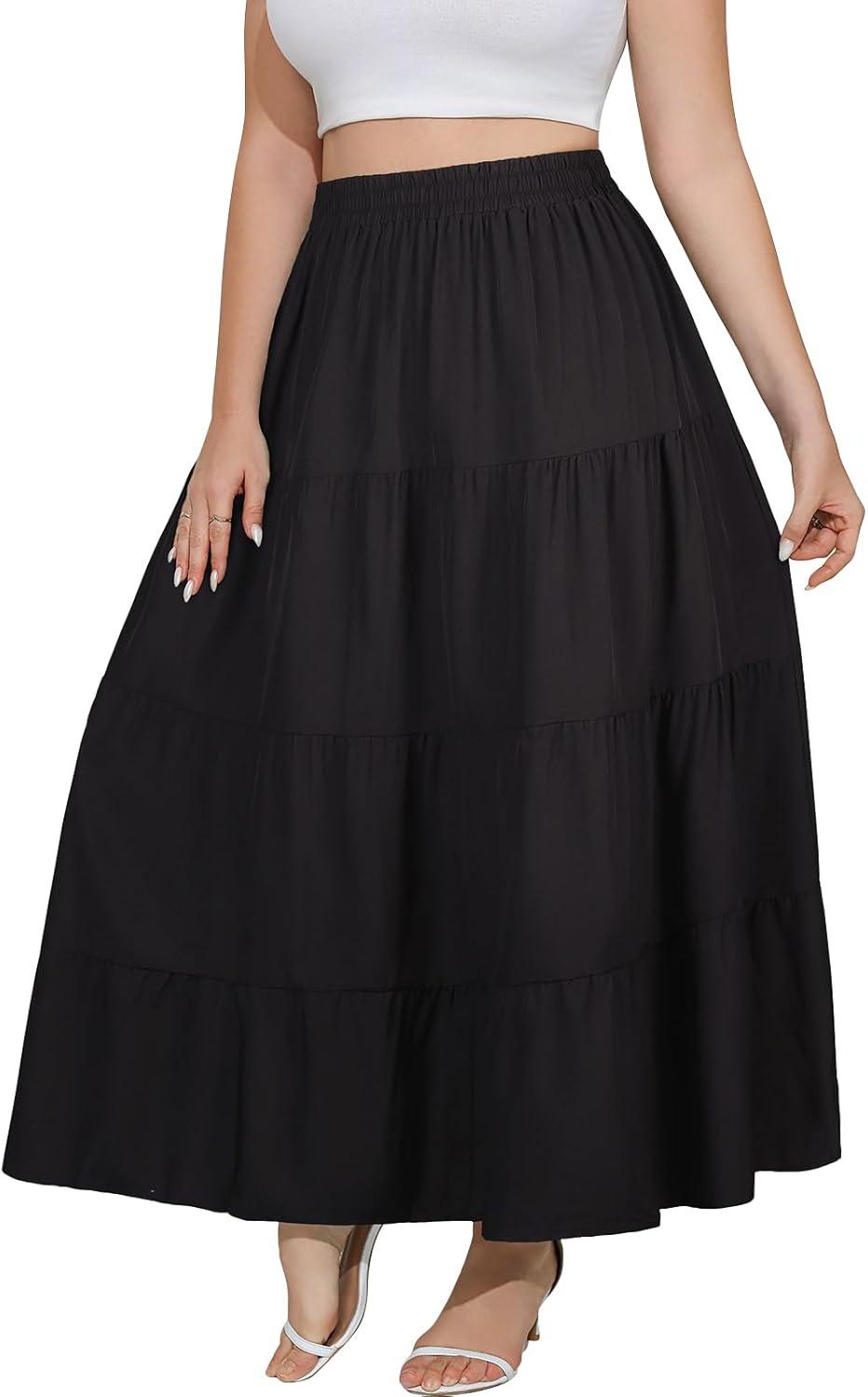 Why We Love the 2025 Plus Size Floral Maxi Skirt Trend