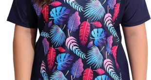 Our Honest Take on the ATTRACO Plus Size Floral Rash Guard