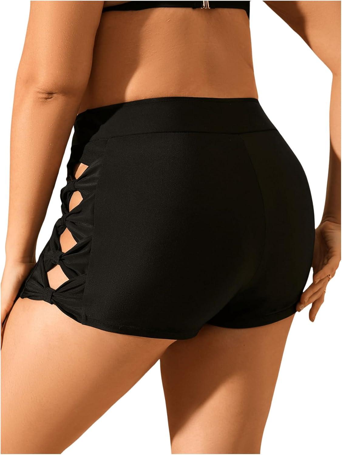 Why We Love the Floerns Plus Size Cut-Out Beach Shorts