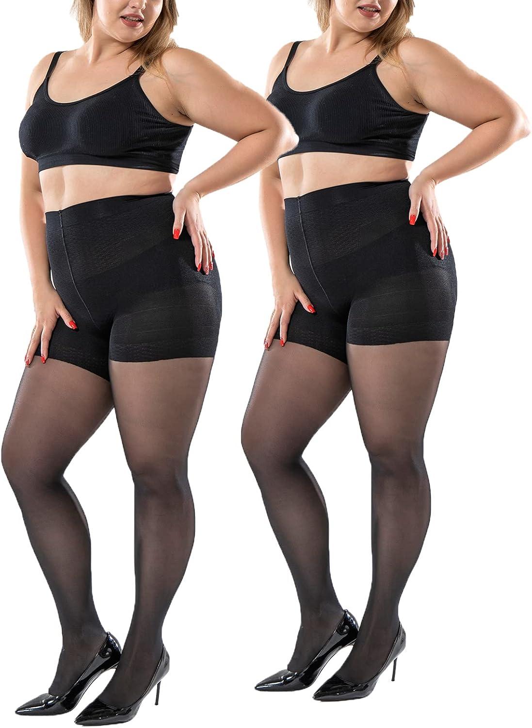 Finding Our Perfect Fit: Plus Size Control Top Tights Review