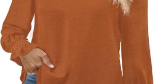 Why We Love ShinyU Plus Size Ruffle Sleeve Tops This Fall