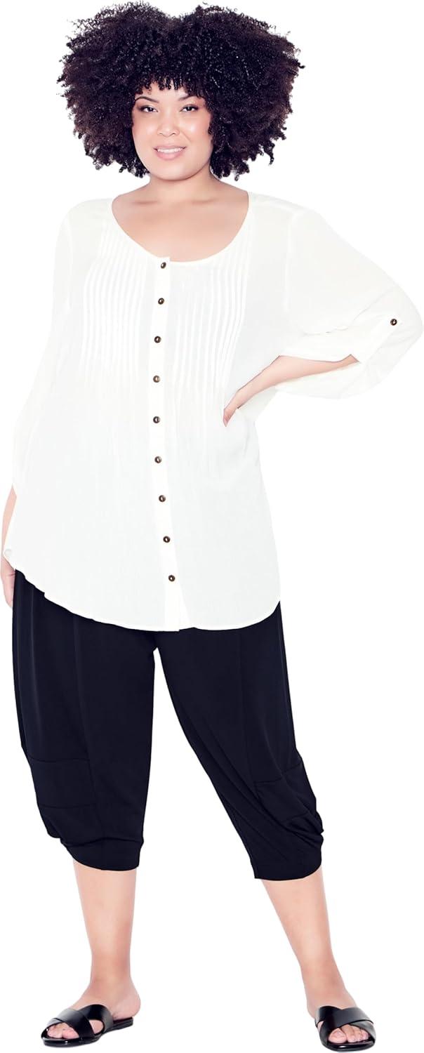 How We Feel About the Avenue Kenzie Drape Plus-Size Pant