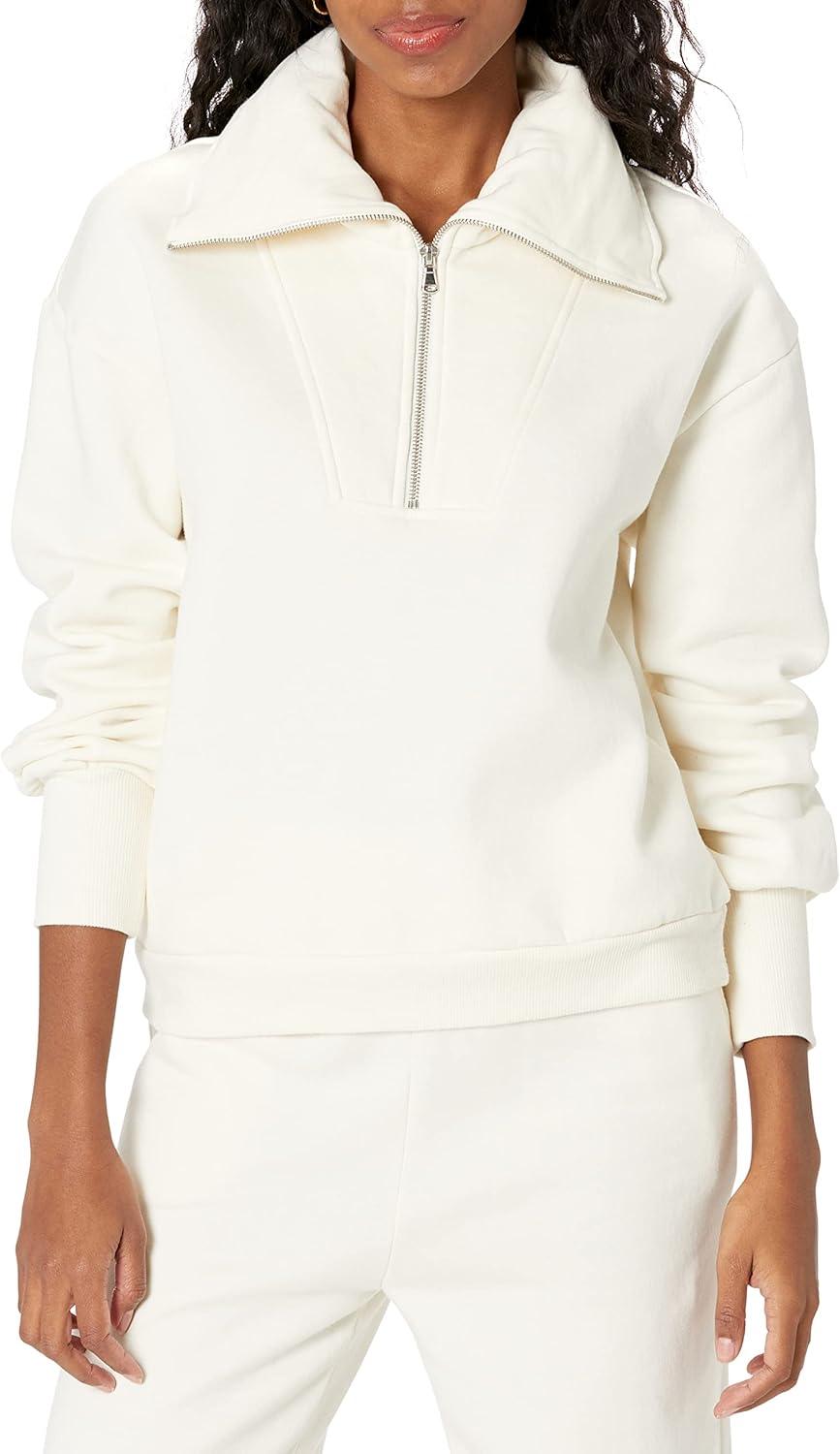 Why We’re Loving The Drop’s Hayley Half Zip Fleece Sweatshirt