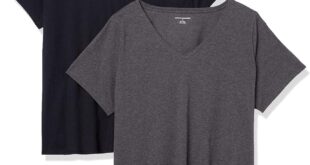 Why We Trust Amazon Essentials’ Classic Cotton V-Neck Tees
