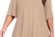 Why We Love the OVERWORETY Plus Size Cold Shoulder Tunics