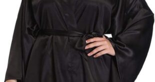 Why We Love This Plus Size Satin Kimono Robe for Every Occasion