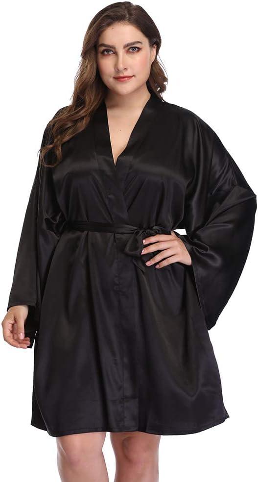 Why We Love This Plus Size Satin Kimono Robe for Every Occasion
