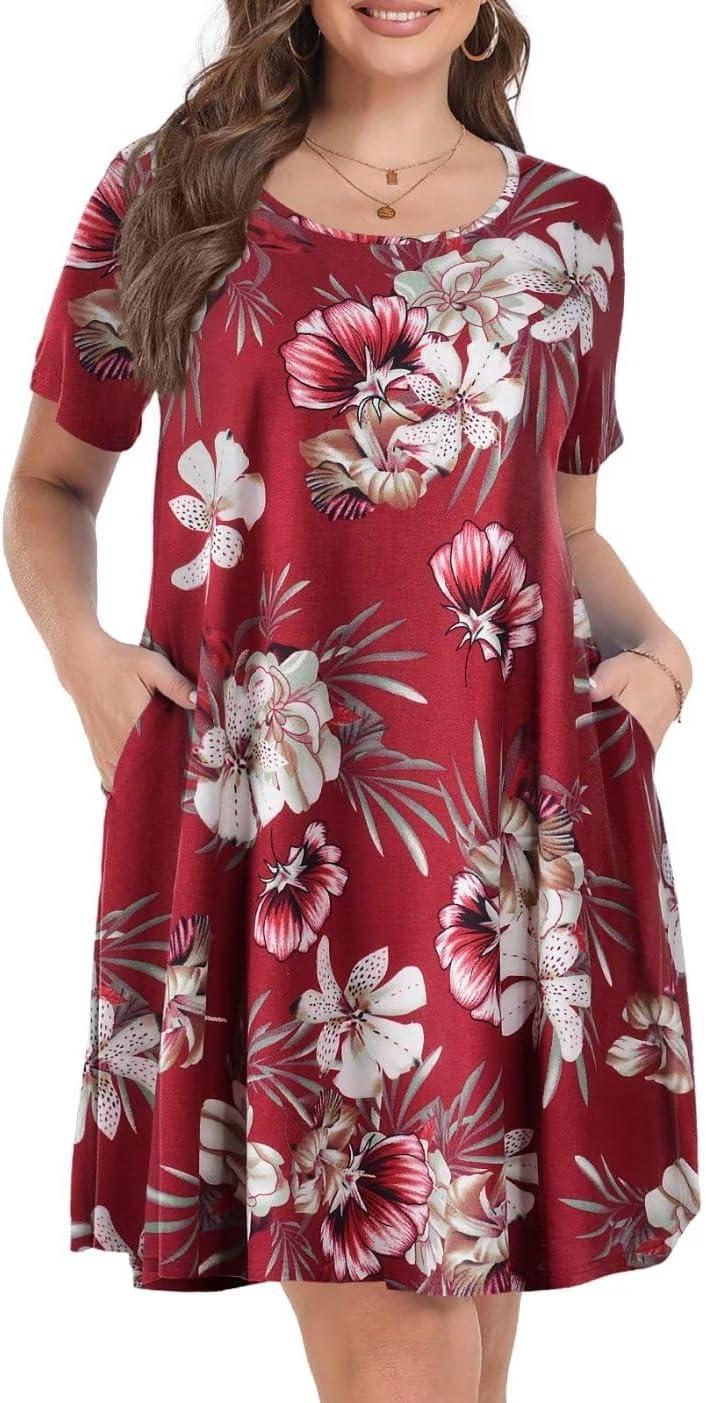 Why We Love the MONNURO Plus Size Floral Summer Dress with Pockets