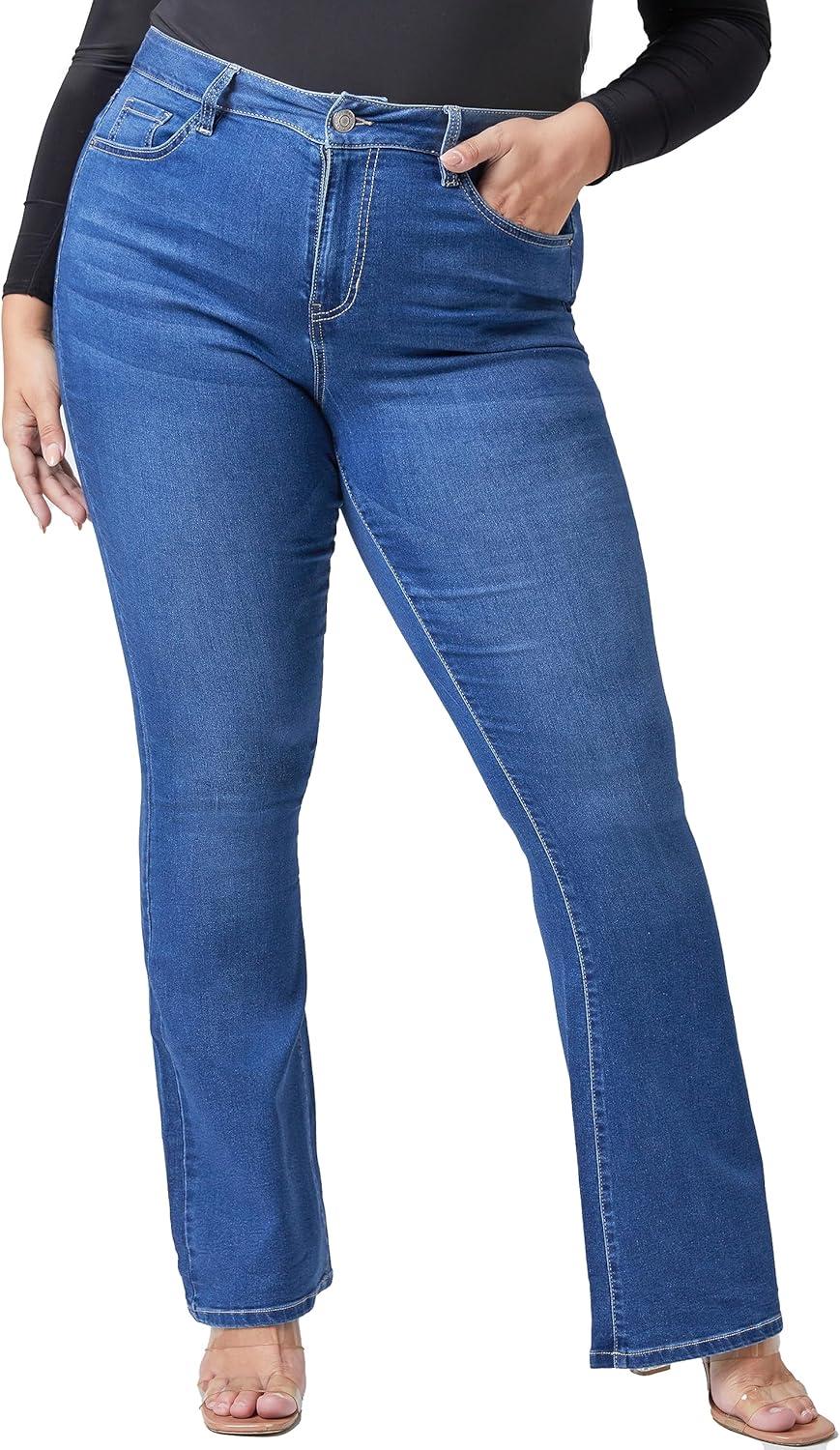 Finding the Perfect Fit: Our Take on YMI Plus Size Stretchy Flare Jeans