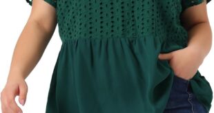 Our Take on Agnes Orinda Plus Size Peplum Blouses: Summer Style Reviewed