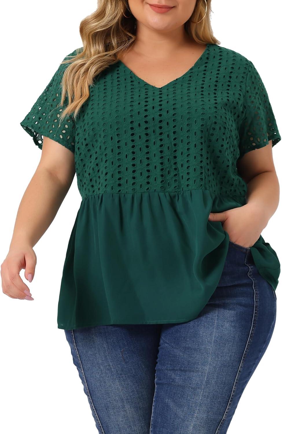 Our Take on Agnes Orinda Plus Size Peplum Blouses: Summer Style Reviewed
