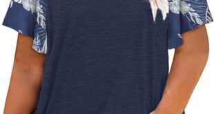 Why We Love HDLTE Plus Size Floral Bell Sleeve Tops This Summer