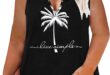 Our Honest Take on Plus Size Boho Coconut Tree Tank Tops