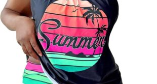 How We Feel About the SOLY HUX Plus Size Tropical Tankini Set