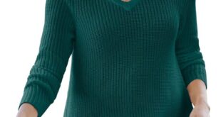 Why We Love the Woman Within Plus Size V-Neck Sweater
