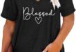 Why We Love the Plus Size Blessed V-Neck Summer Tees