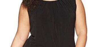 Our Take on the Calvin Klein Pleat Neck Sleeveless Blouse: Style & Fit Reviewed