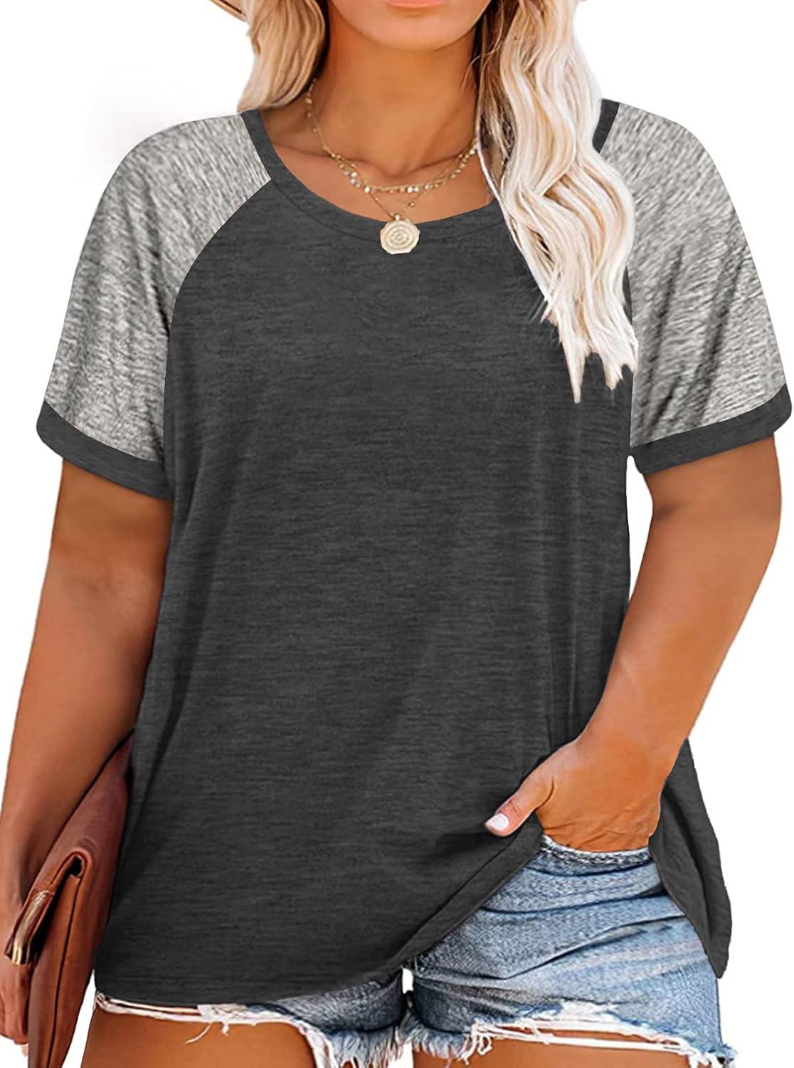 Why We Love the ROSRISS Plus Size Summer Raglan Tee