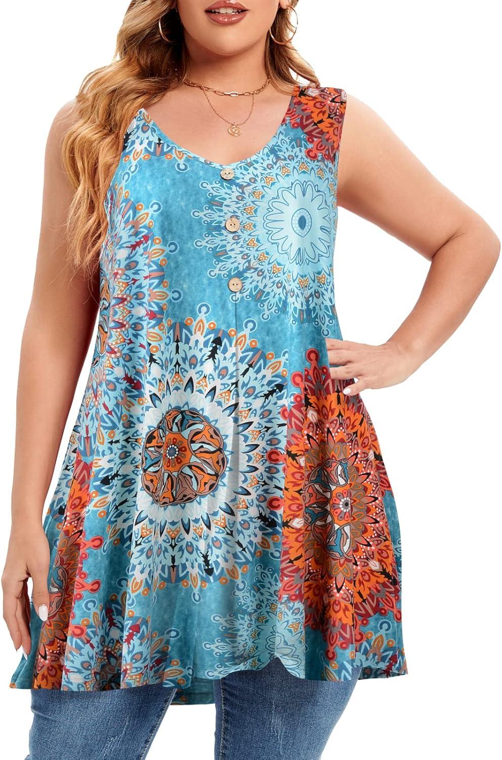 Why We Love the MONNURO Plus Size Flowy Tank Top This Summer