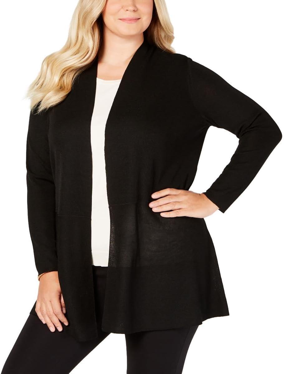 Our Take on the Anne Klein Plus-Size Drapey Cardigan Sweater