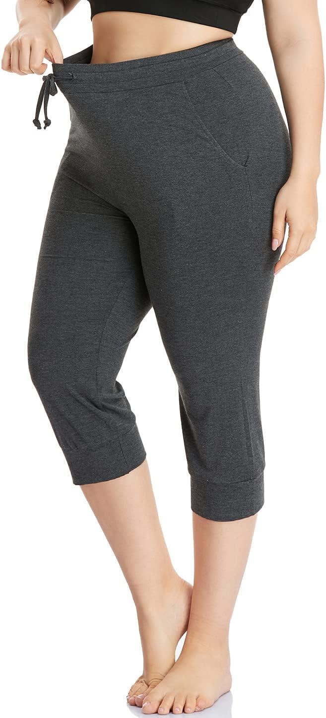 Why We Love VOGUEMAX Plus Size Capri Joggers: A True Fit